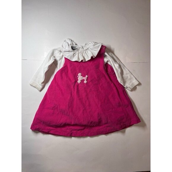 Jeanine Johnsen Dress Vintage Girls 2t And Ruffle Body Suit Outfit - Picture 2 of 6